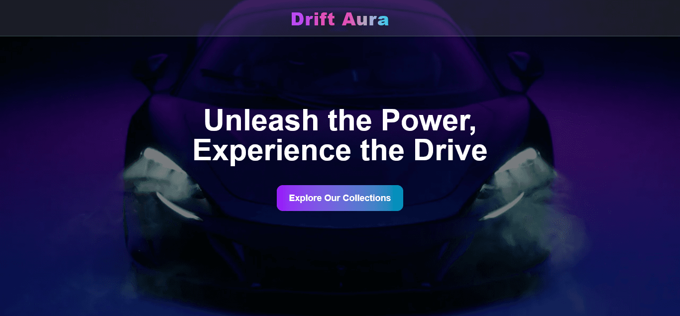  Drift Aura Sportscar Website