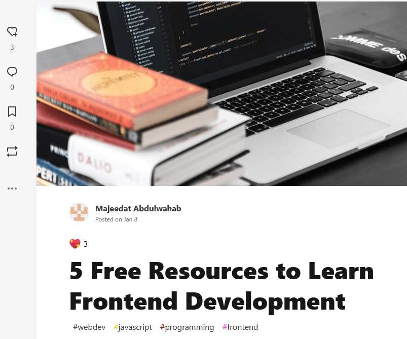 5 Free Resources to Learn Frontend Development